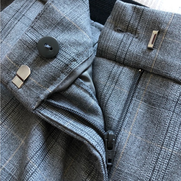 NWT Zara Plaid Jogger Waist Pants - Picture 8 of 10